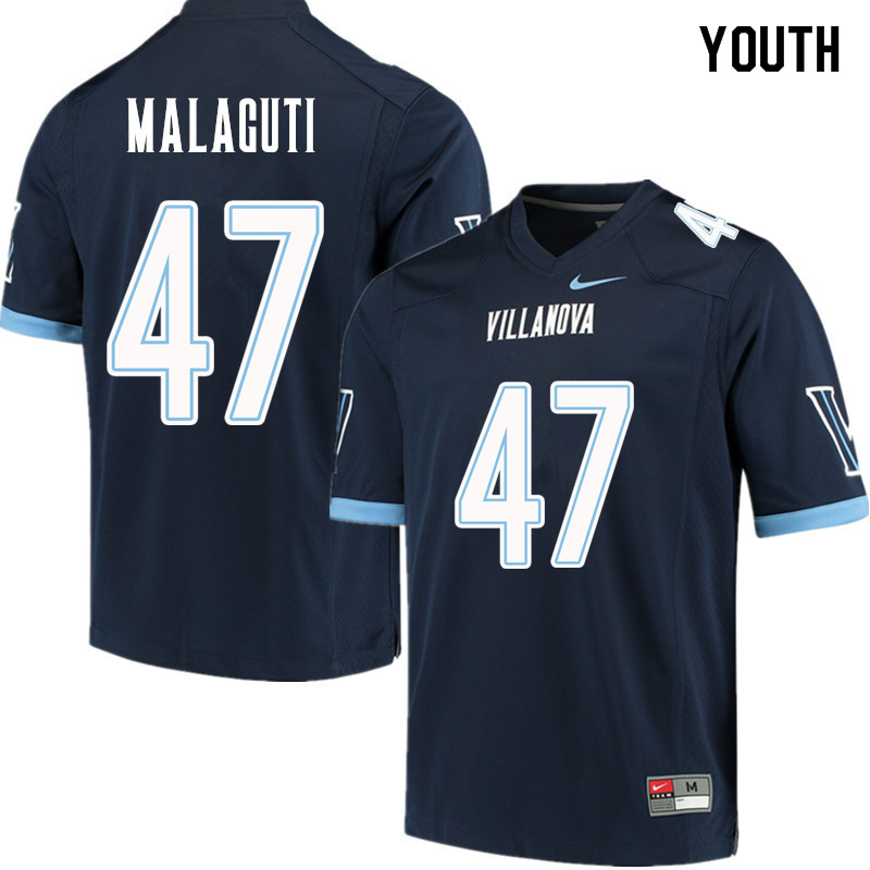 Youth #47 Anthony Malaguti Villanova Wildcats College Football Jerseys Sale-Navy - Click Image to Close